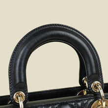 Christian Dior Black Lady Dior Sun Studs Small Bag