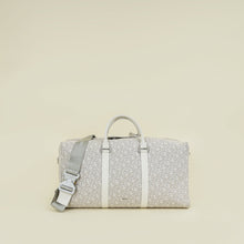 Christian Dior White Oblique Lingot 50 Duffle Bag