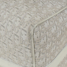 Christian Dior White Oblique Lingot 50 Duffle Bag
