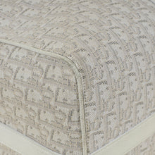 Christian Dior White Oblique Lingot 50 Duffle Bag