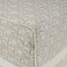 Christian Dior White Oblique Lingot 50 Duffle Bag