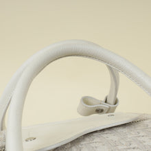 Christian Dior White Oblique Lingot 50 Duffle Bag