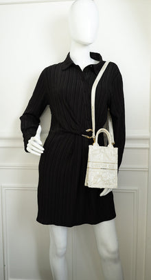 Christian Dior Bicolor Jardin D'hiver Mini Book Tote Phone Bag