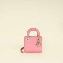 Christian Dior Pink Lady Dior Mini Lizard Chain Bag