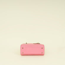 Christian Dior Pink Lady Dior Mini Lizard Chain Bag