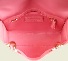 Christian Dior Pink Lady Dior Mini Lizard Chain Bag