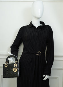 Christian Dior Black Lady Dior Mini Chain Bag