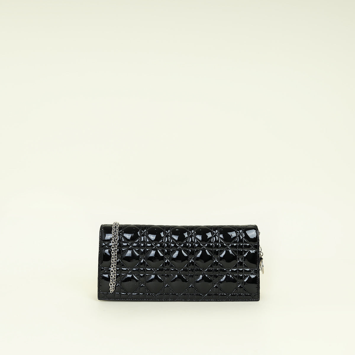 Christian Dior Black Lady Dior Convertible Clutch