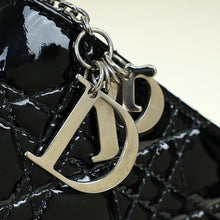 Christian Dior Black Lady Dior Convertible Clutch