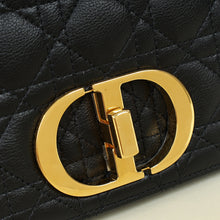 Christian Dior Black Caro Medium Bag