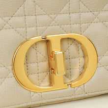 Christian Dior Greige Cannage Caro Small Bag
