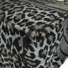 Christian Dior Bicolor Leopard Book Large Tote Bag