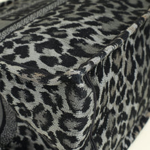 Christian Dior Bicolor Leopard Book Large Tote Bag