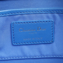 Christian Dior Blue Lady Dior Cannage Convertible Chain Clutch