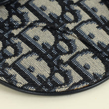 Christian Dior Navy Blue Oblique Saddle Flat Belt Pouch