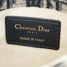 Christian Dior Navy Blue Oblique Saddle Flat Belt Pouch