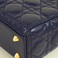Christian Dior Navy Blue Lady Dior Small Jeweled owl Bag