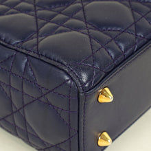 Christian Dior Navy Blue Lady Dior Small Jeweled owl Bag