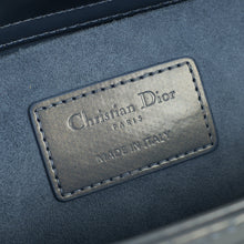 Christian Dior Metallic Midnight Blue Lady D-Joy Medium Bag