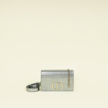 Christian Dior Silver 30 Montaigne Microcannge 2 Way Chain Pouch
