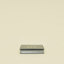 Christian Dior Silver 30 Montaigne Microcannge 2 Way Chain Pouch