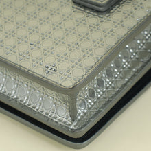 Christian Dior Silver 30 Montaigne Microcannge 2 Way Chain Pouch