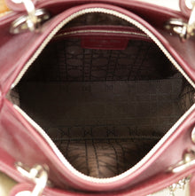 Christian Dior Burgundy Cannage Lady Dior Medium Bag
