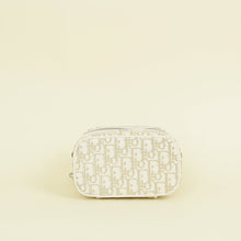 Christian Dior Bicolor Oblique Travel Small Vanity Case with Shoulder Strap