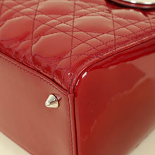 Christian Dior Red Lady Dior Medium Bag