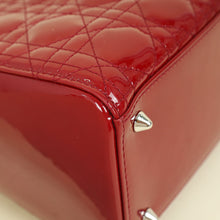 Christian Dior Red Lady Dior Medium Bag