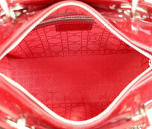 Christian Dior Red Lady Dior Medium Bag