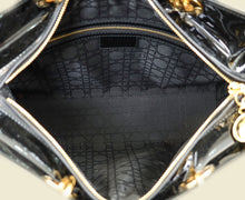 Christian Dior Black Lady Dior Large Bag