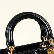 Christian Dior Black Lady Dior Large Bag