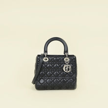 Christian Dior Black Lady Dior Medium Bag