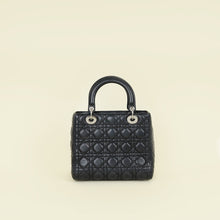 Christian Dior Black Lady Dior Medium Bag