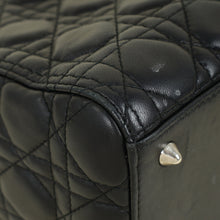 Christian Dior Black Lady Dior Medium Bag