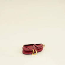 Christian Dior Red Mini Saddle Bag