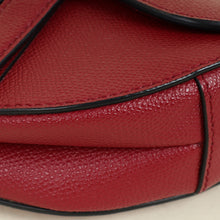Christian Dior Red Mini Saddle Bag