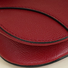 Christian Dior Red Mini Saddle Bag