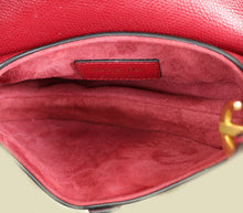 Christian Dior Red Mini Saddle Bag