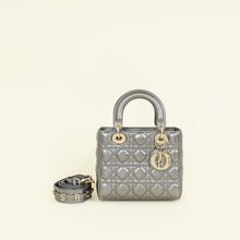 Christian Dior Metallic Asphalte My ABCDior Lady Dior Small Bag