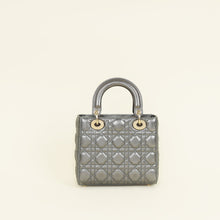 Christian Dior Metallic Asphalte My ABCDior Lady Dior Small Bag