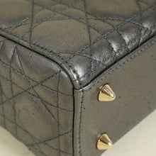 Christian Dior Metallic Asphalte My ABCDior Lady Dior Small Bag