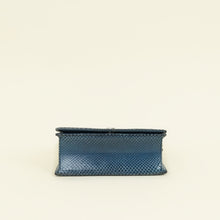 Christian Dior Blue Python Diorama Shoulder Bag