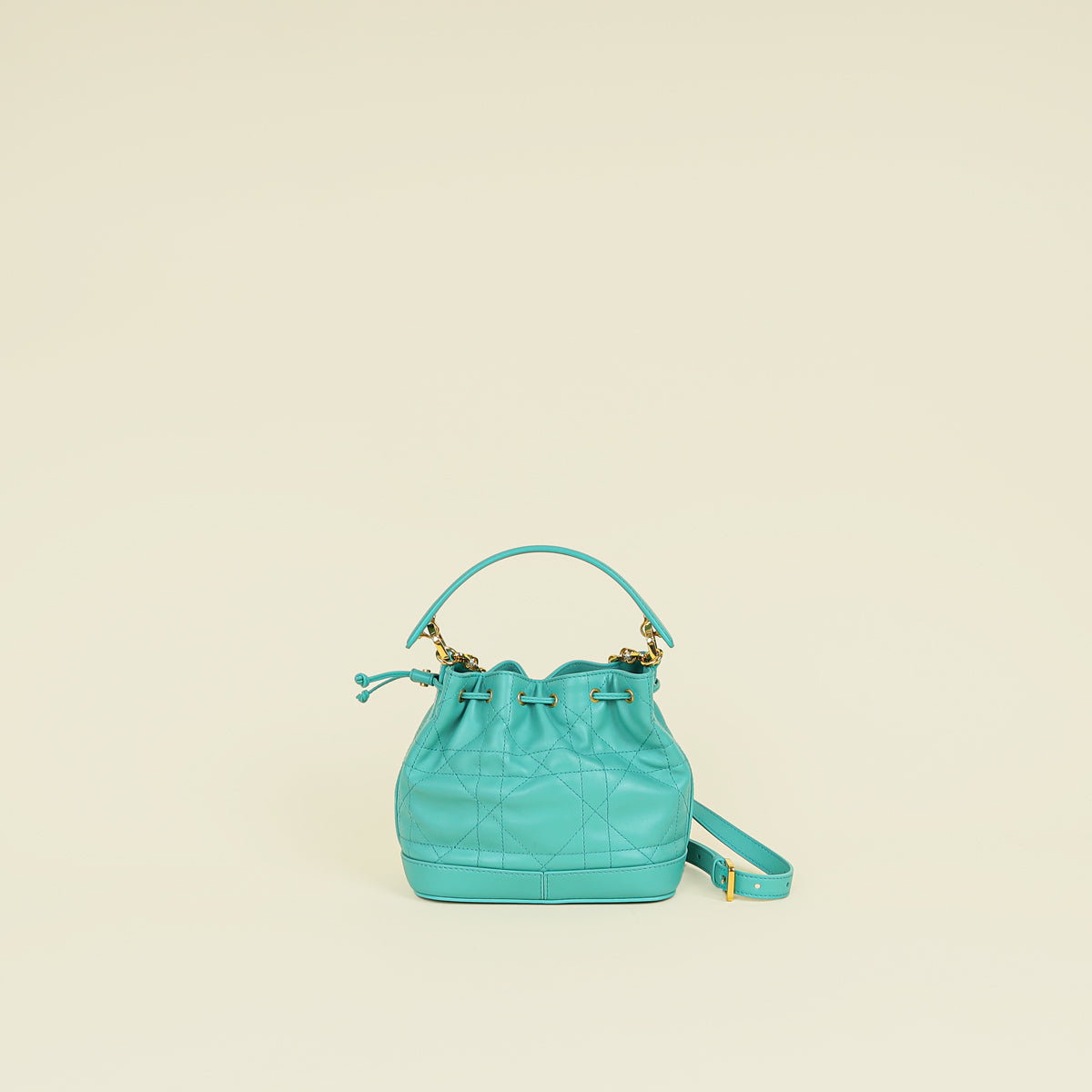 Christian Dior Aquamarina Dioriviera Small Dior Jolie Bucket Bag