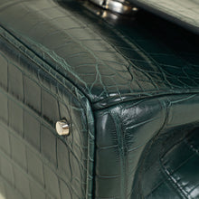 Christian Dior Forest Green Crocodile Mini Be Dior Bag