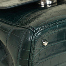 Christian Dior Forest Green Crocodile Mini Be Dior Bag