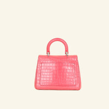 Christian Dior Pink Crocodile Be Dior Small Bag