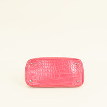 Christian Dior Pink Crocodile Be Dior Small Bag