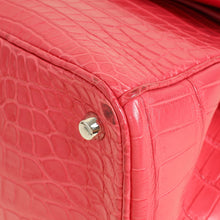 Christian Dior Pink Crocodile Be Dior Small Bag